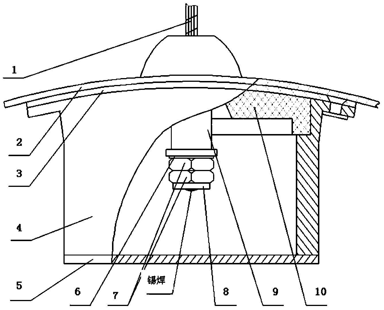 Airborne remote antenna mounting device