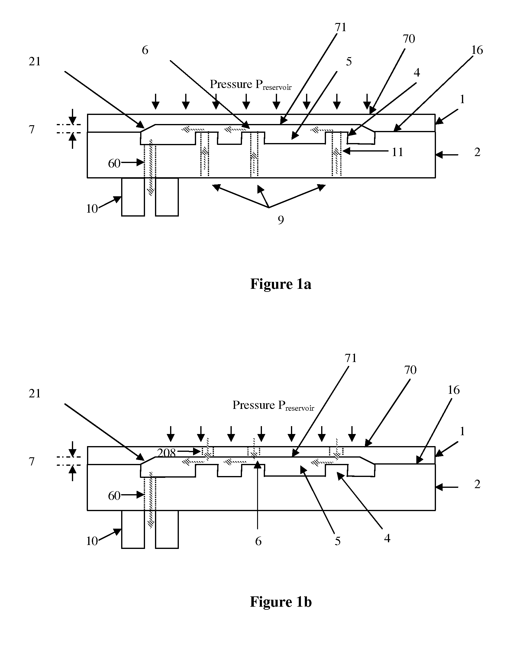 Micromechanic passive flow regulator