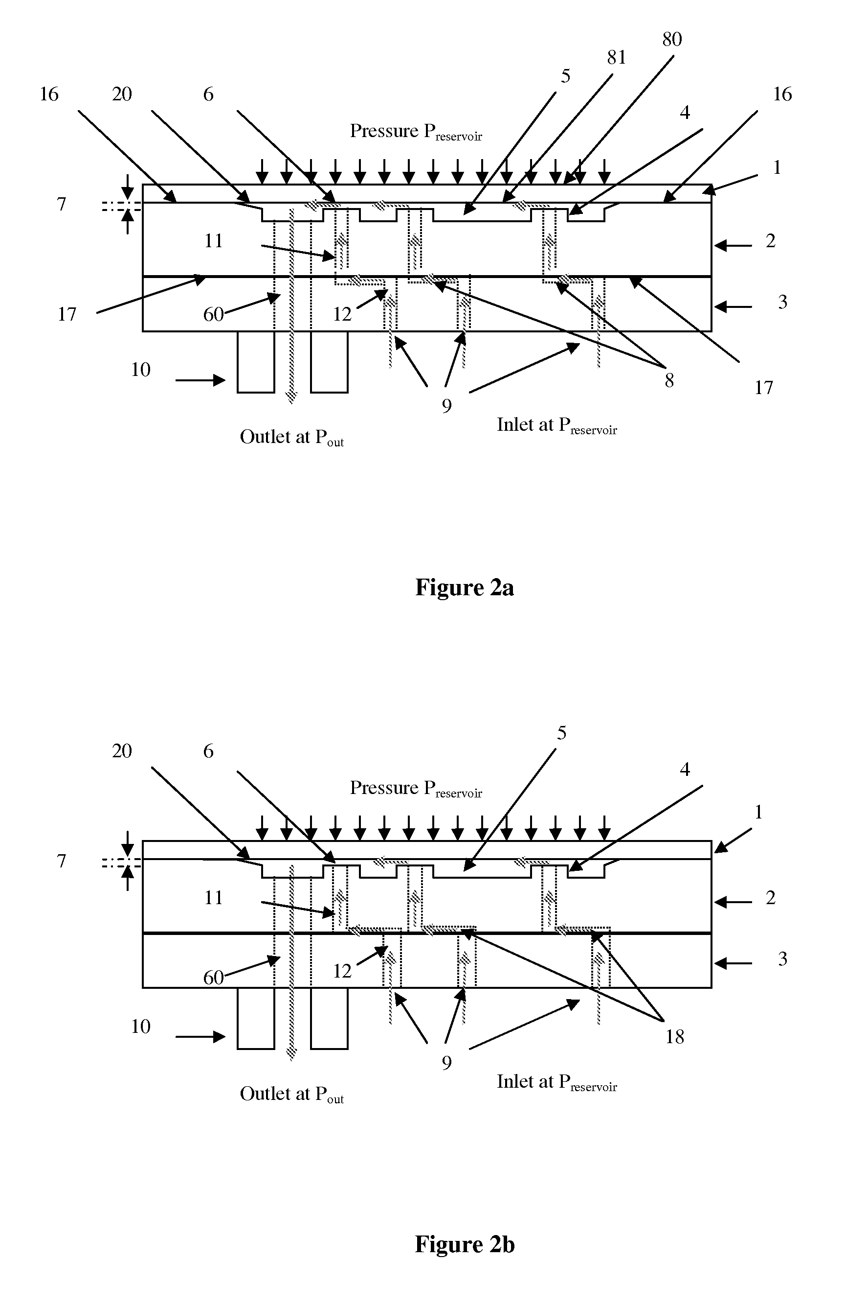 Micromechanic passive flow regulator