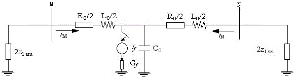 A post-measurement simulation identification method for internal and external faults of double-circuit transmission lines on the same pole based on lumped parameter t-model