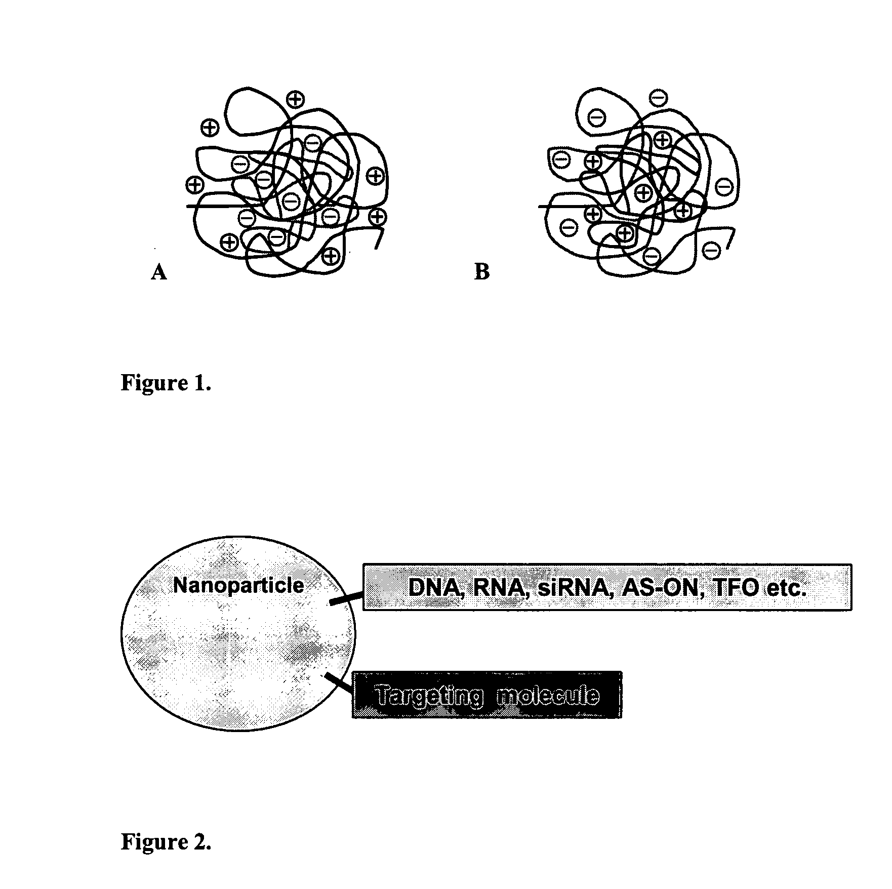 Polymeric nanoparticles by ion-ion interactions