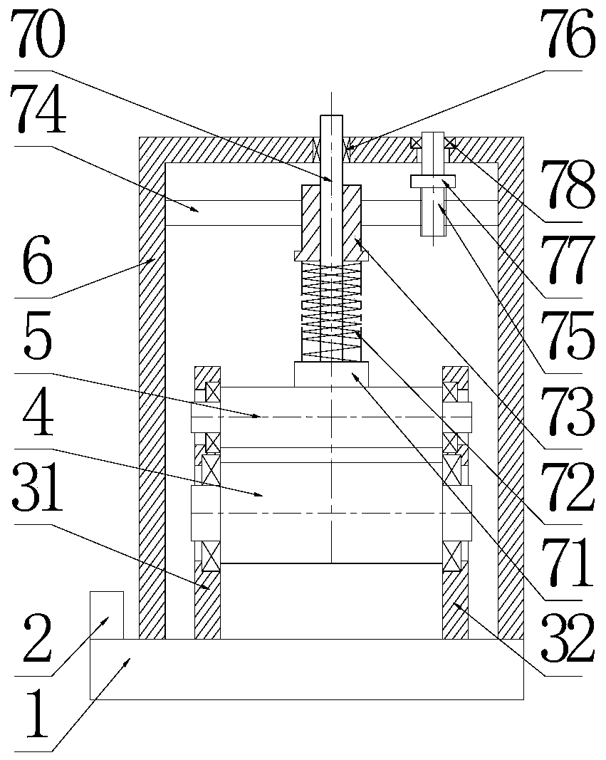 Rolling mill for adjusting pressure compensation deflection