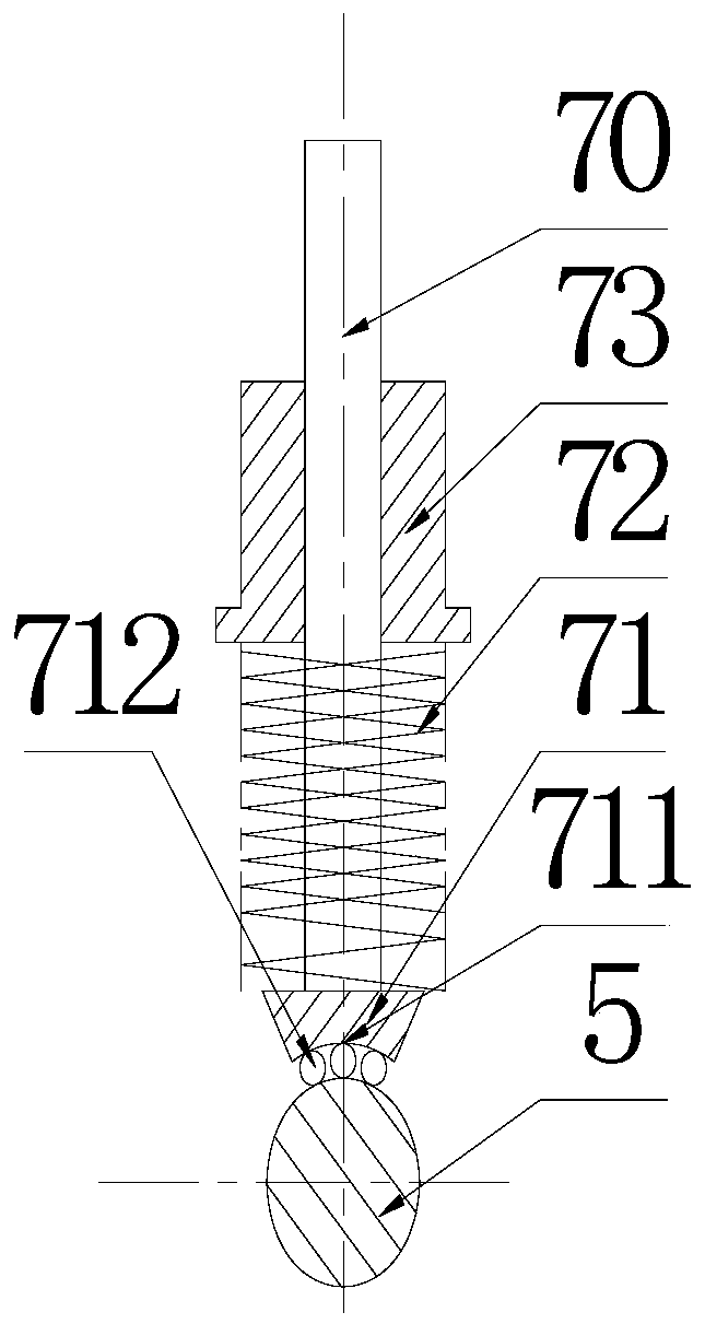 Rolling mill for adjusting pressure compensation deflection