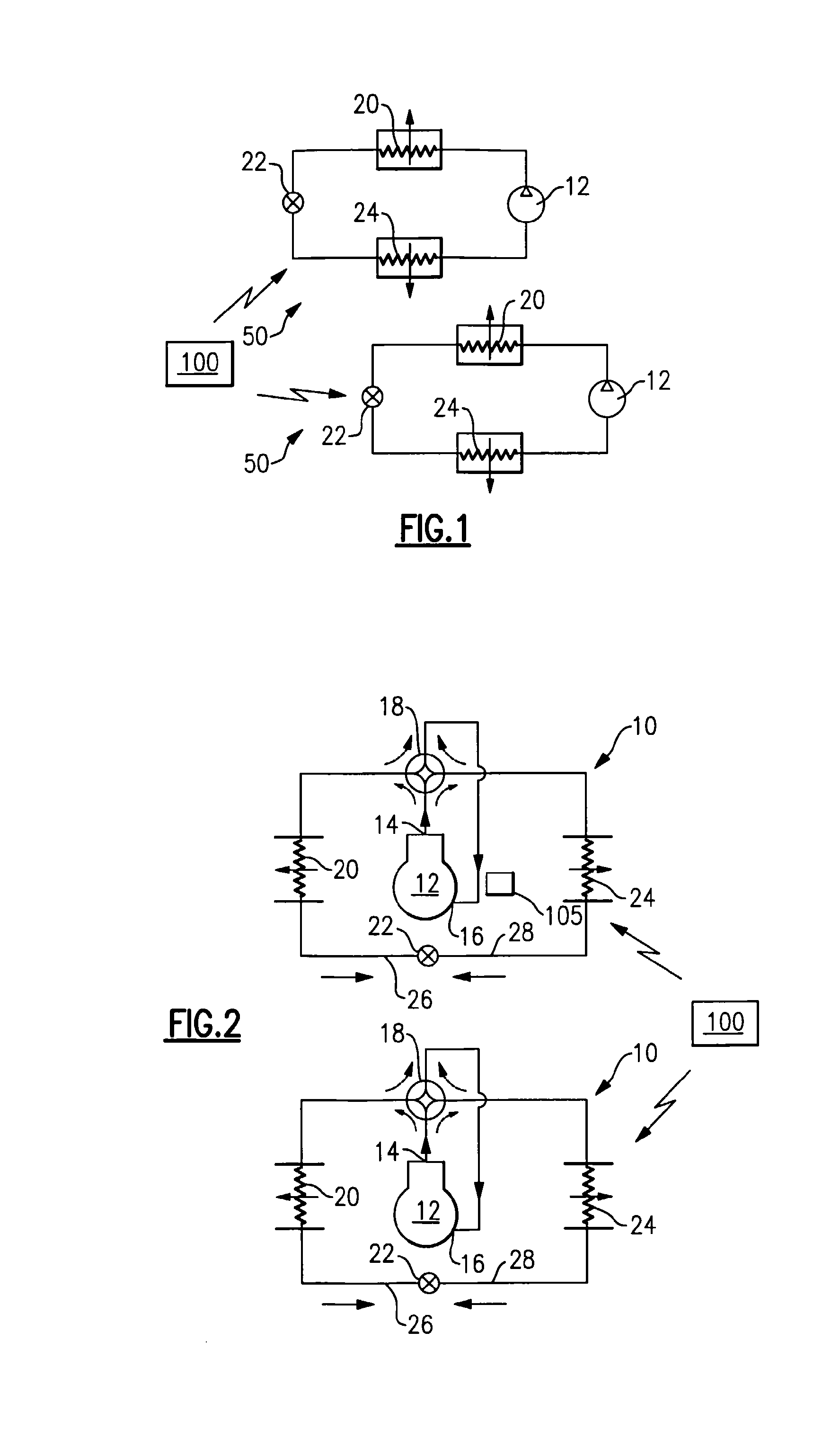 Multi-Circuit Refrigerant System Using Distinct Refrigerants