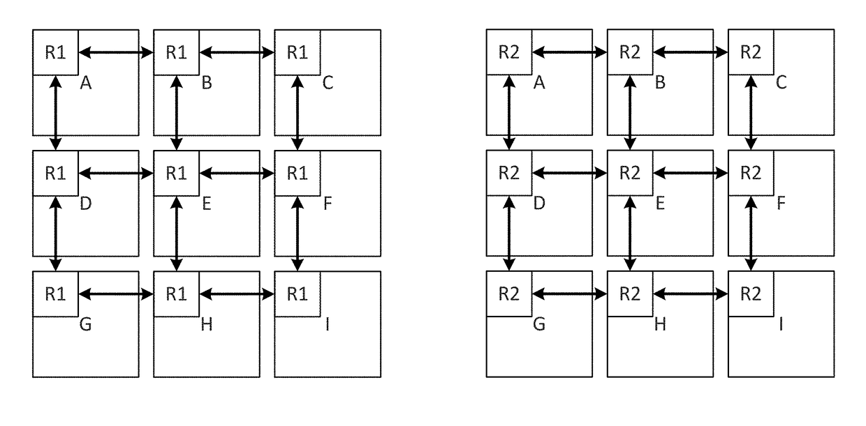 Streaming bridge design with host interfaces and network on chip (NoC) layers