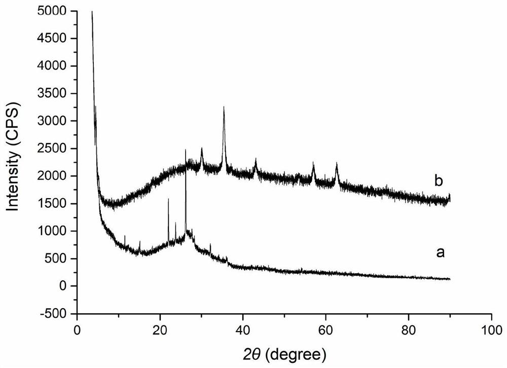 Magnetic carboxylated covalent organic framework nanocomposite material and its preparation method and application