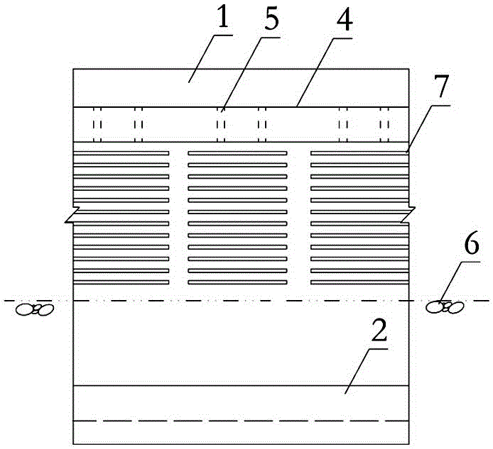 Multifunctional anti-scouring sand bar