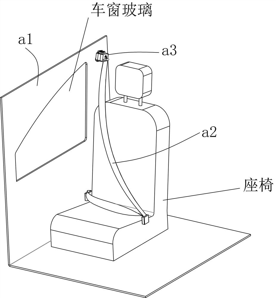 Automobile with self-rescue window breaking manipulator