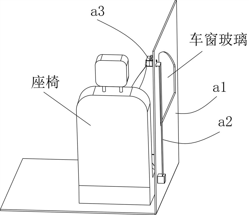 Automobile with self-rescue window breaking manipulator