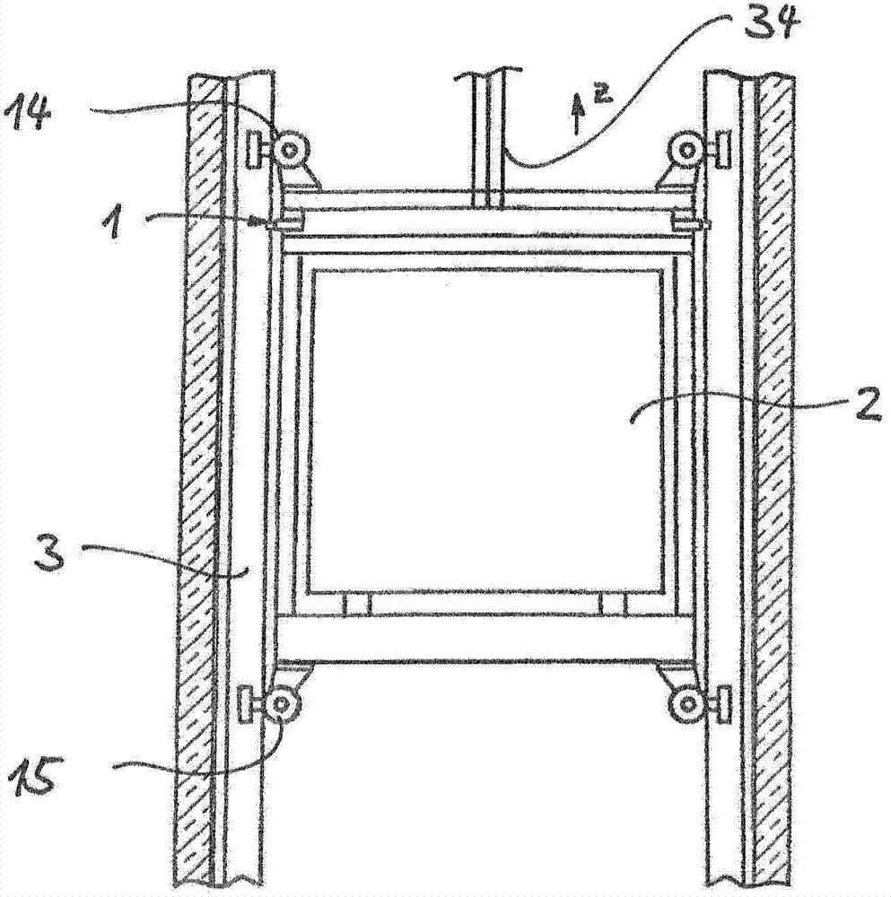 Damping unit for a lift