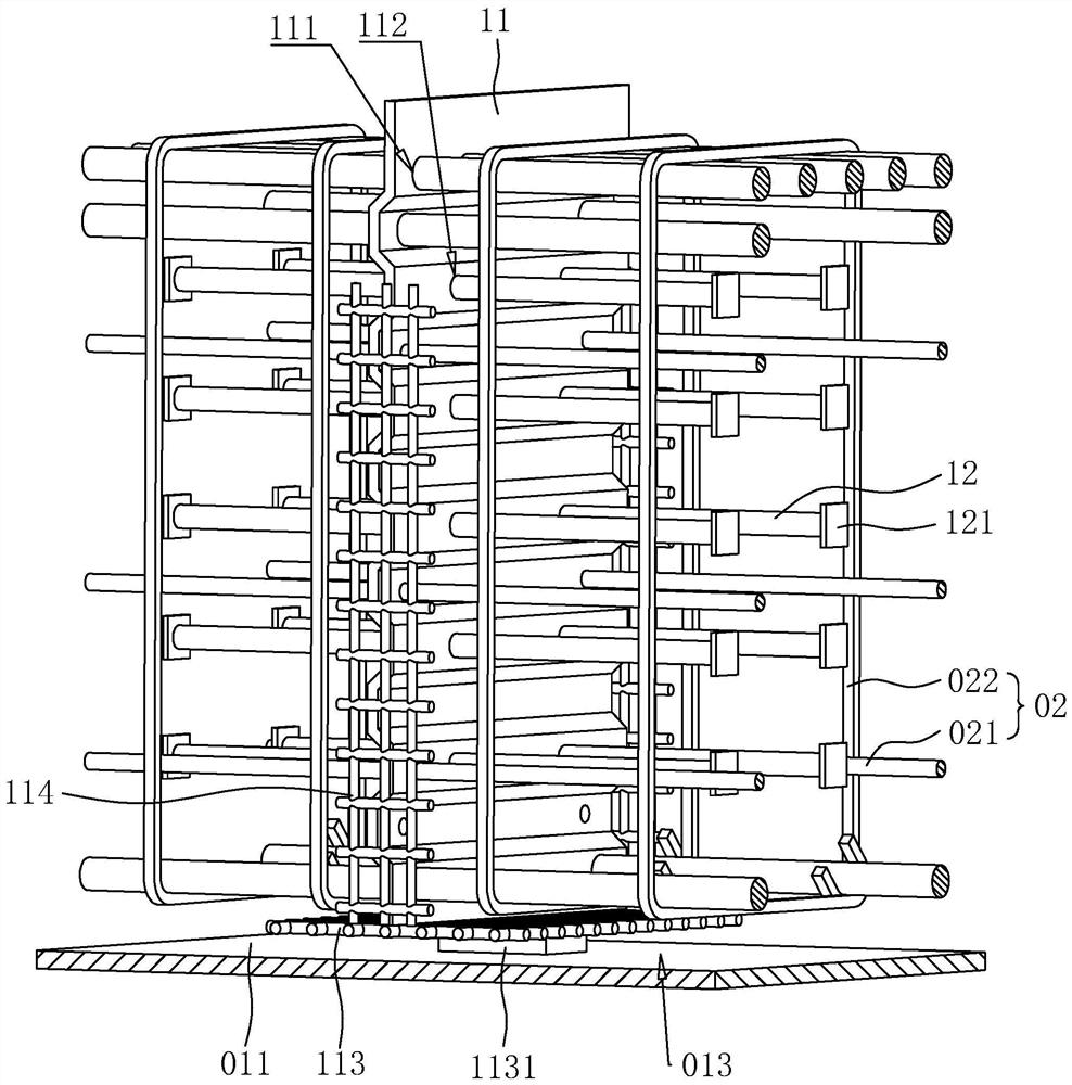 Beam and slab cast-in-place concrete partition system