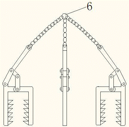 Steel wire coil hoisting clamp