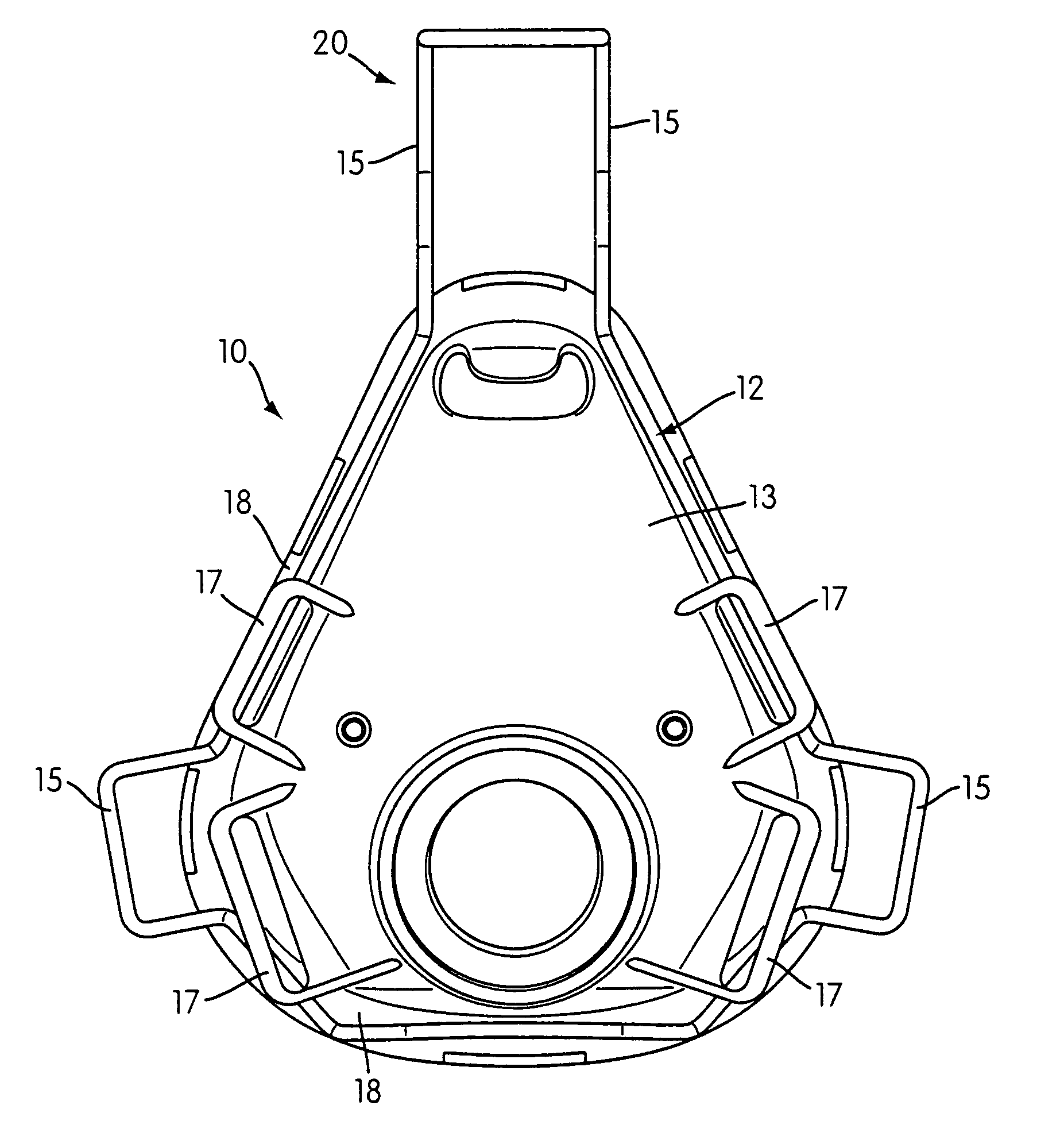 Mask brace and mask assembly