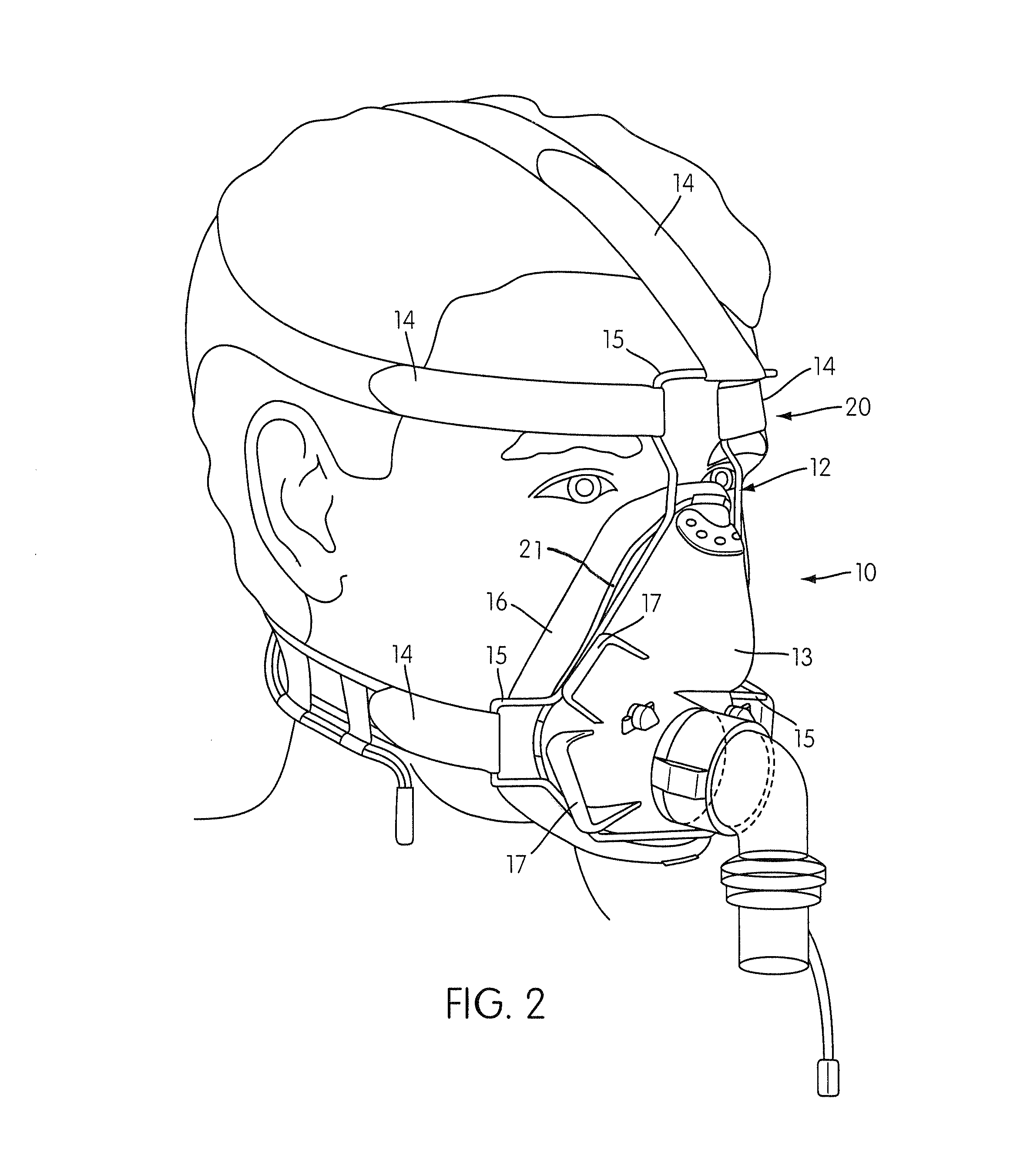 Mask brace and mask assembly