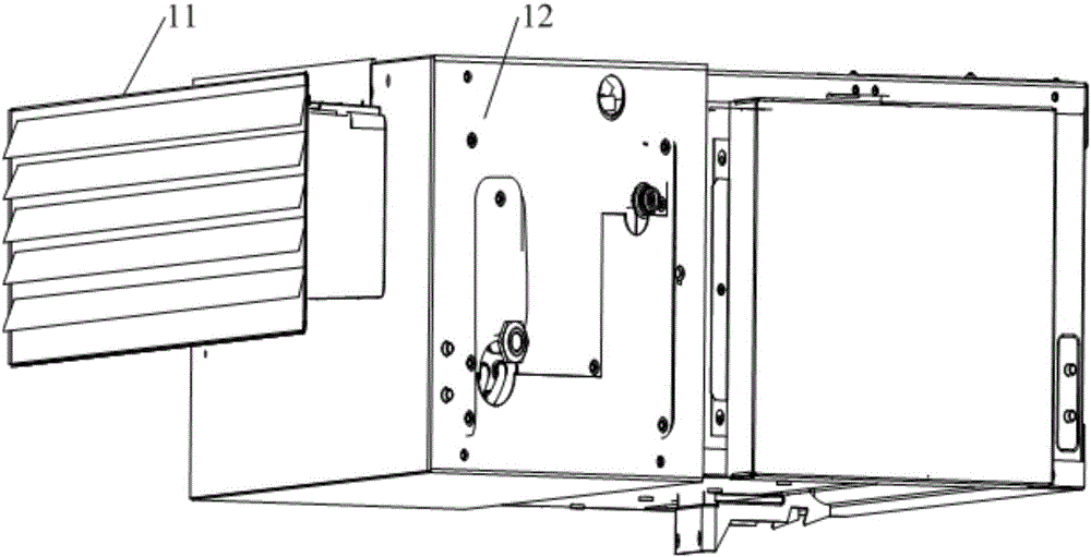 Air opening structure and air conditioning system