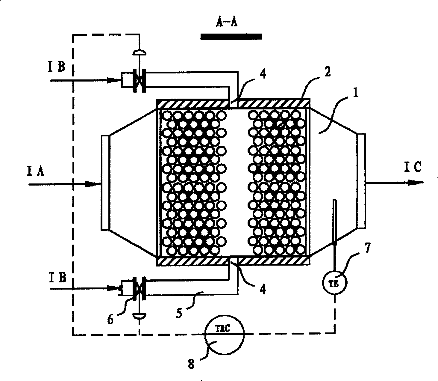 Method for avoiding dew point corrosion of heat pipe heat exchanger and a heat pipe heat exchanger