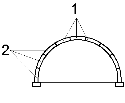 Spliced steel arch frame and manufacturing method thereof