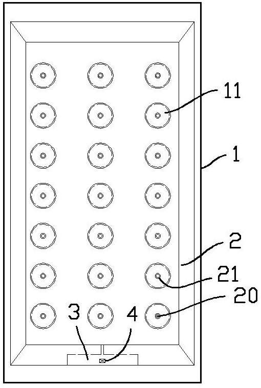 Non-contact elevator key auxiliary panel