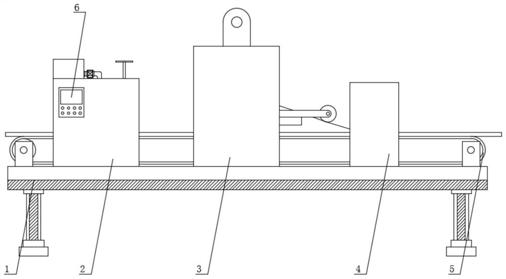 Surface film laminating device for paper packaging box processing