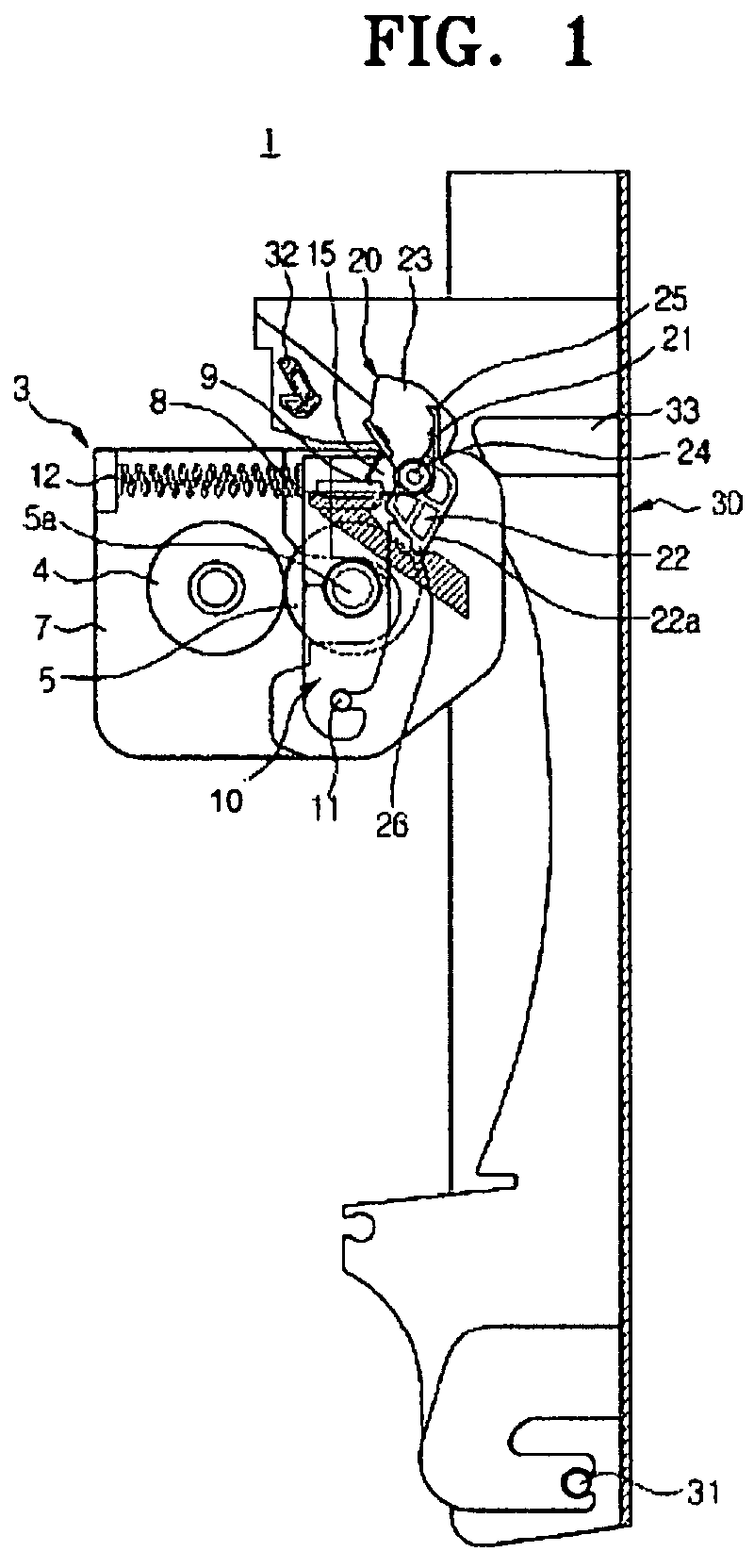 Rollers separating unit and image forming apparatus having the same