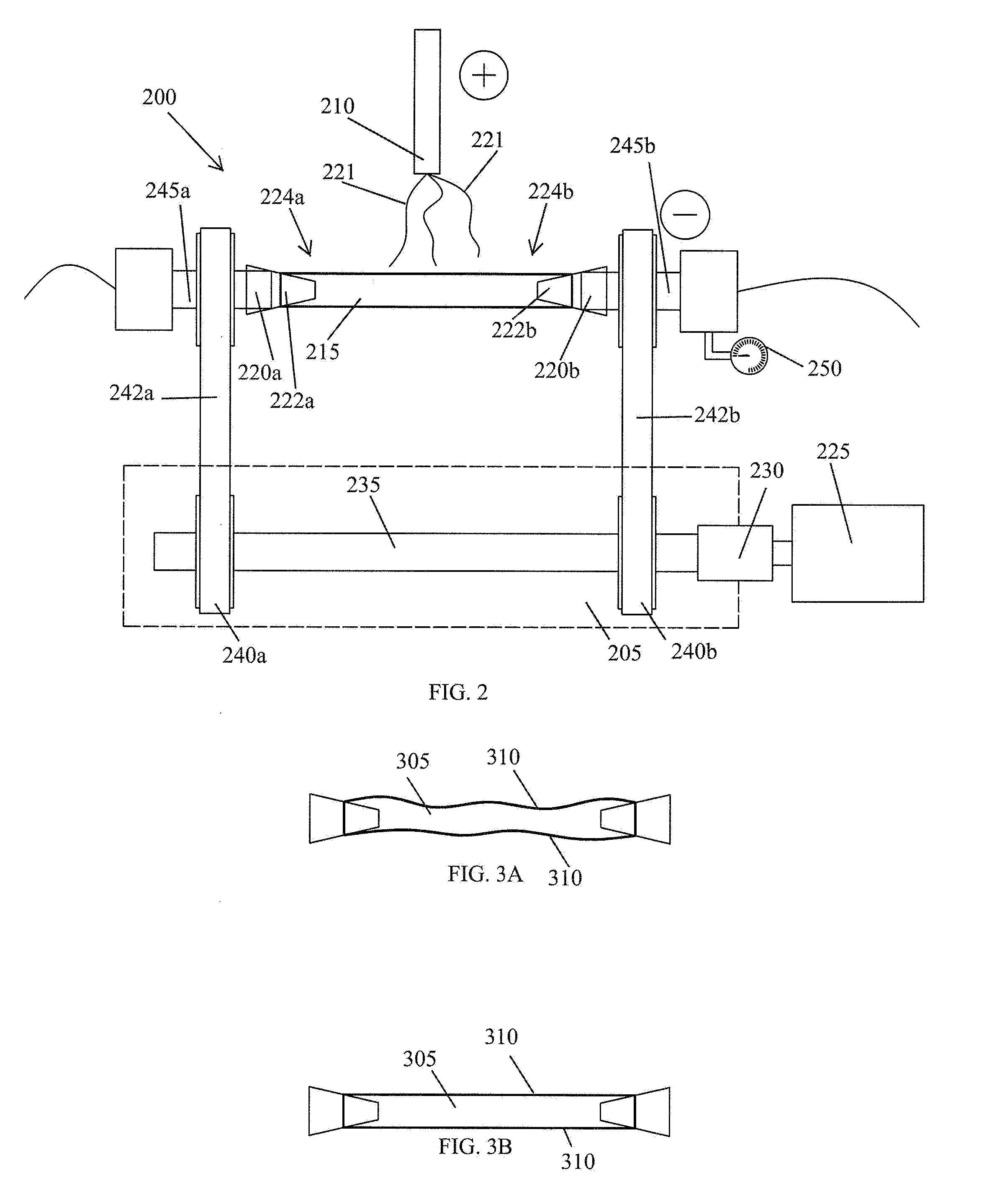 System and Method for Mandrel-Less Electrospinning