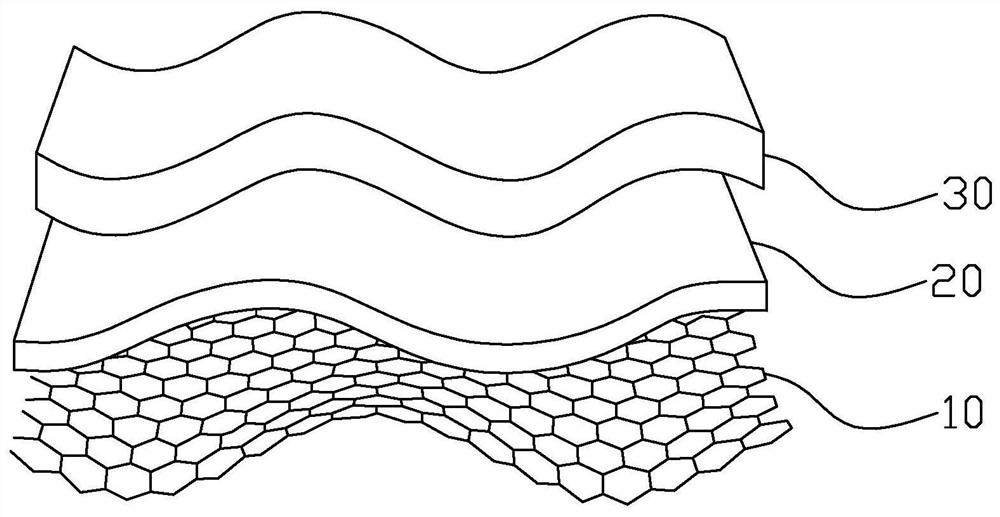 A flexible electrochromic device and method of making the same