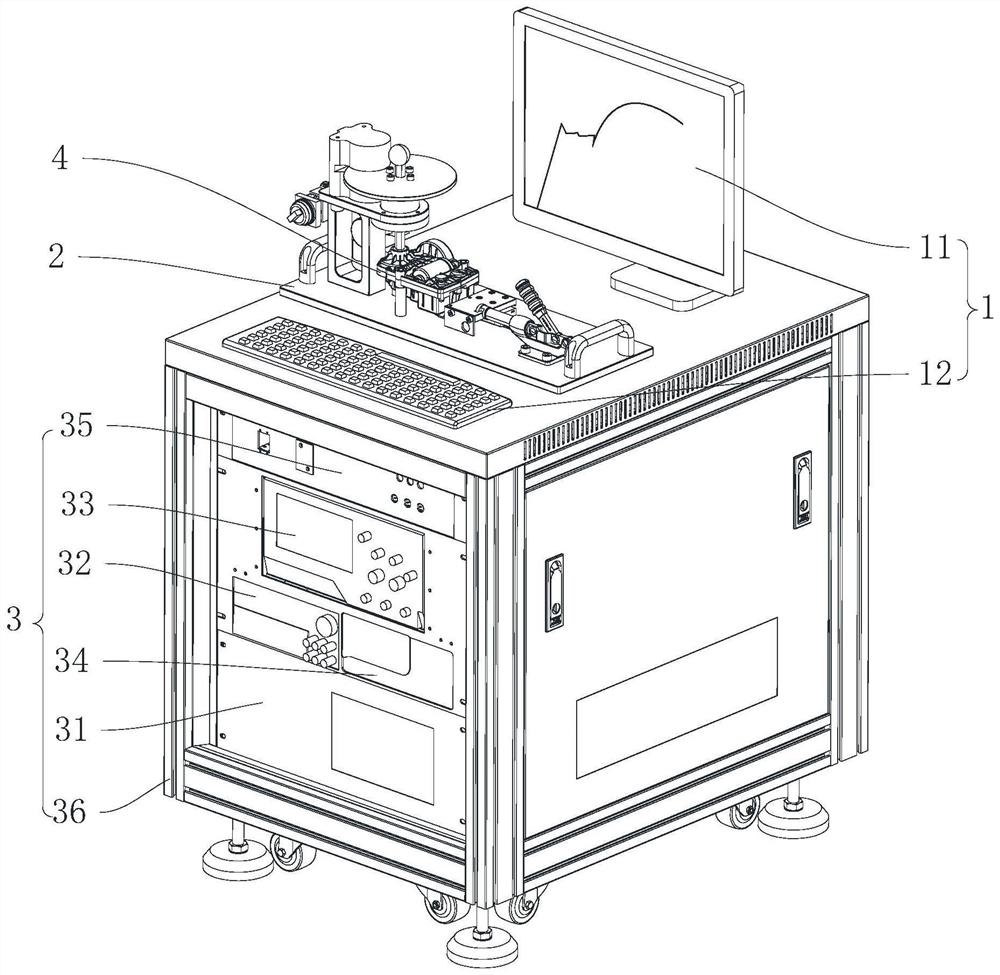 Function test system and method for locking assembly