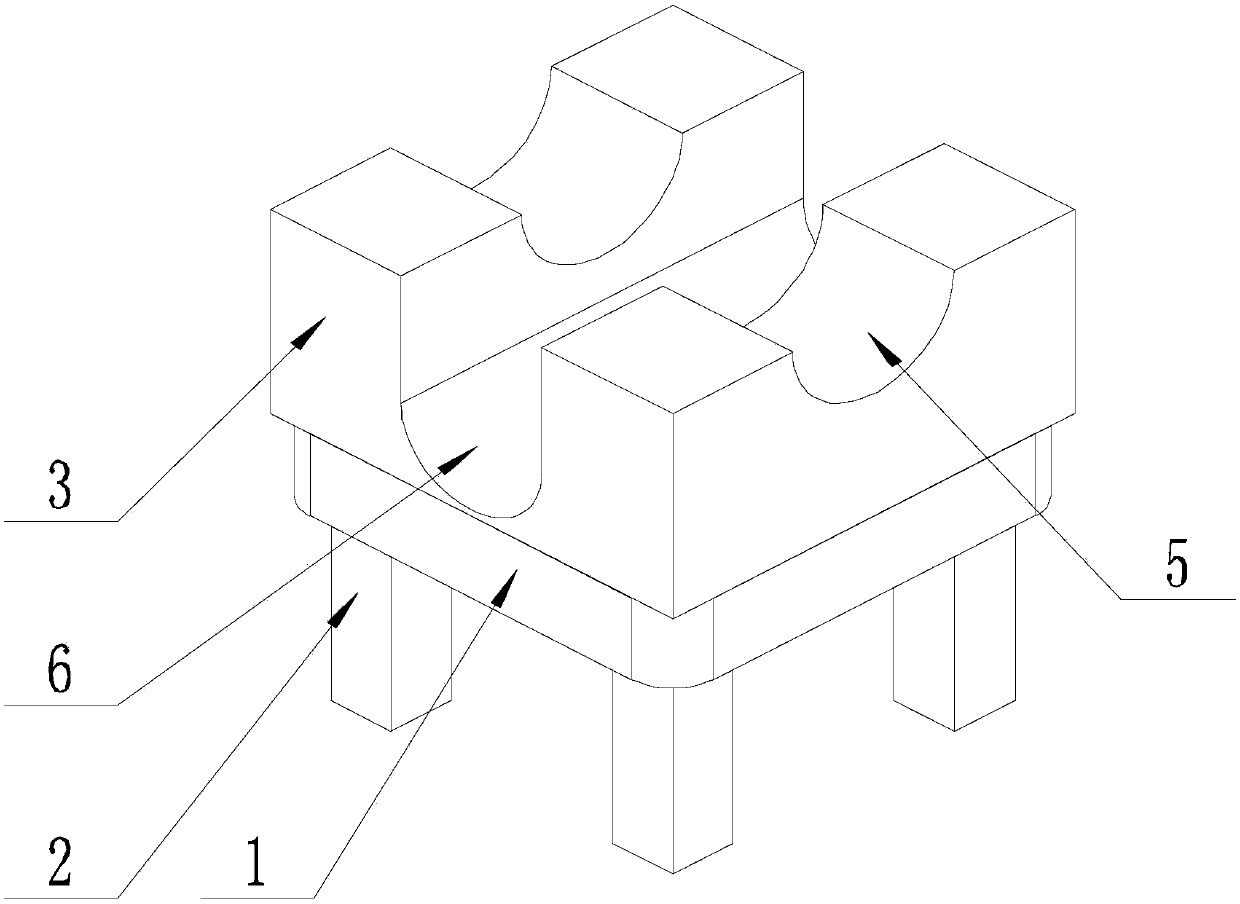 Steel bar supporting method for improving construction quality