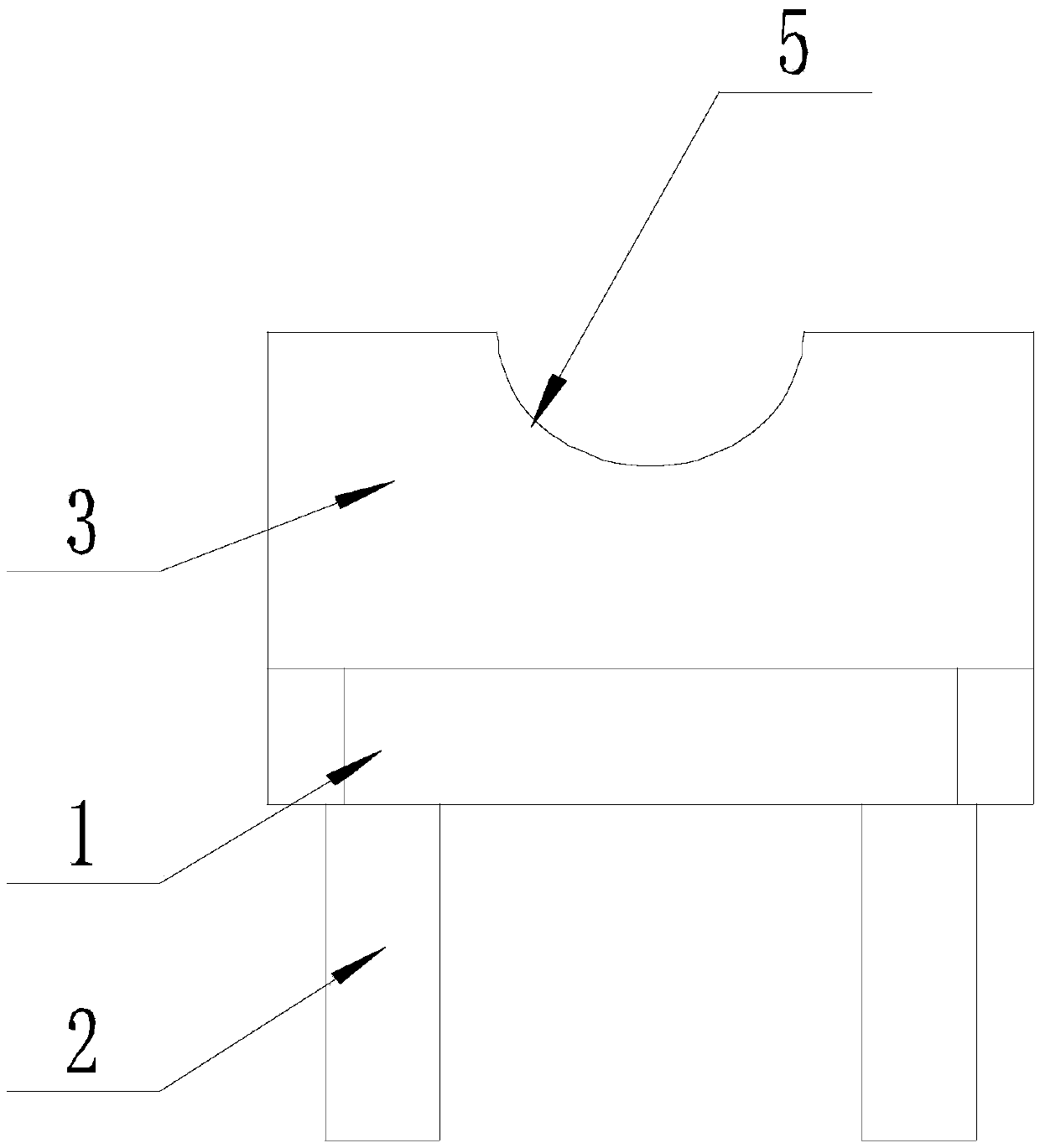 Steel bar supporting method for improving construction quality