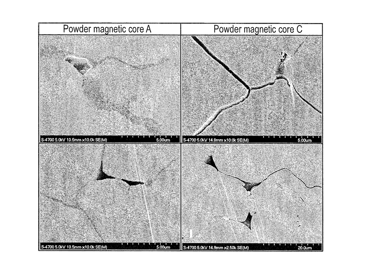 Powder magnetic core for reactor