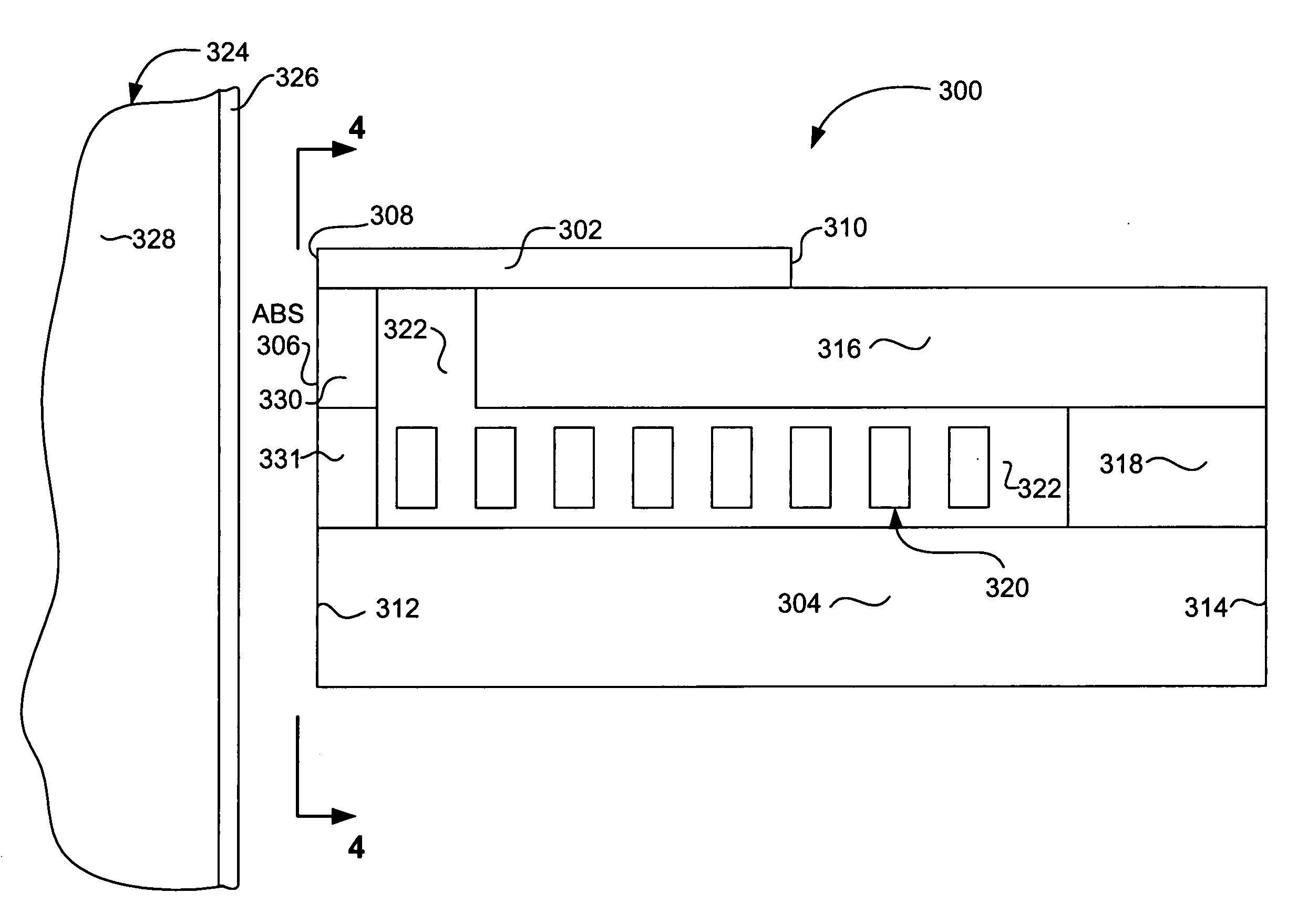 Flux shunt structure for reducing return pole corner fields in a perpendicular magnetic recording head