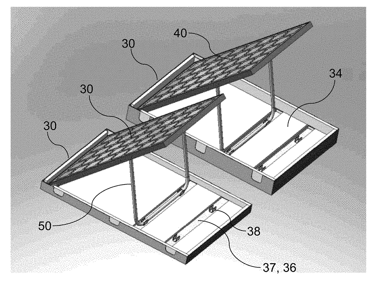 Solar panel deployment system