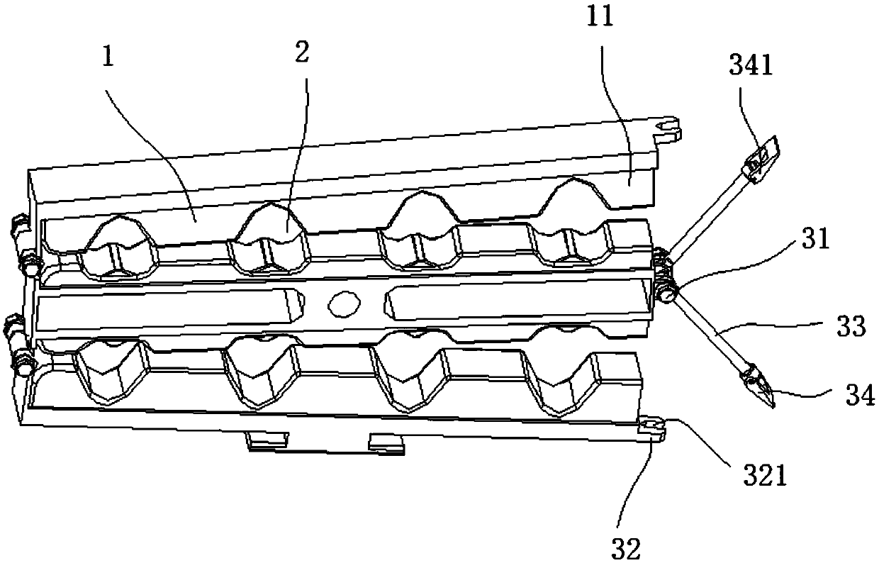 Cable fixing device and cable laying device