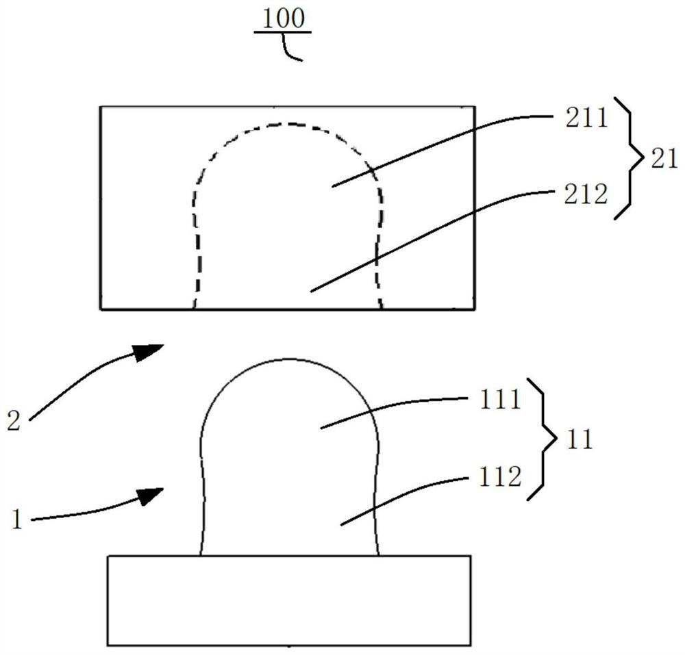 Connector, lattice unit cell and assembled lattice structure