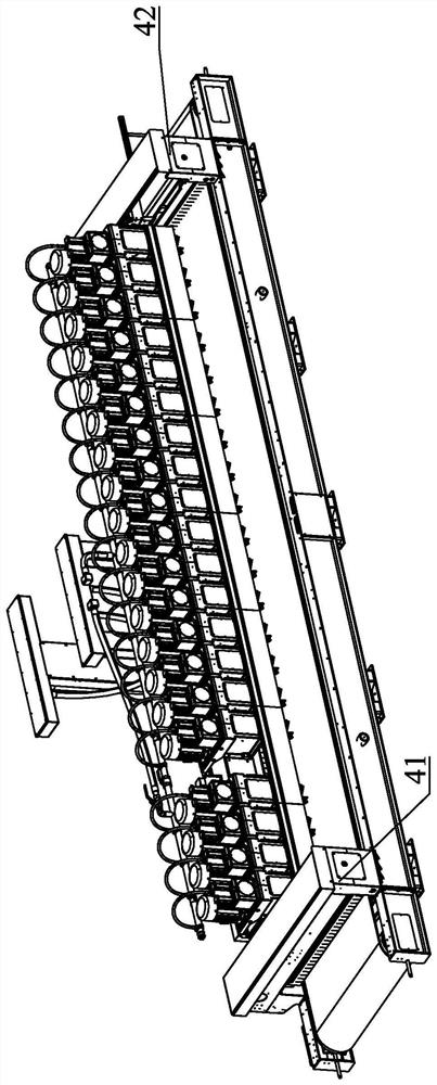 A pendulum beam structure for grinding and polishing equipment