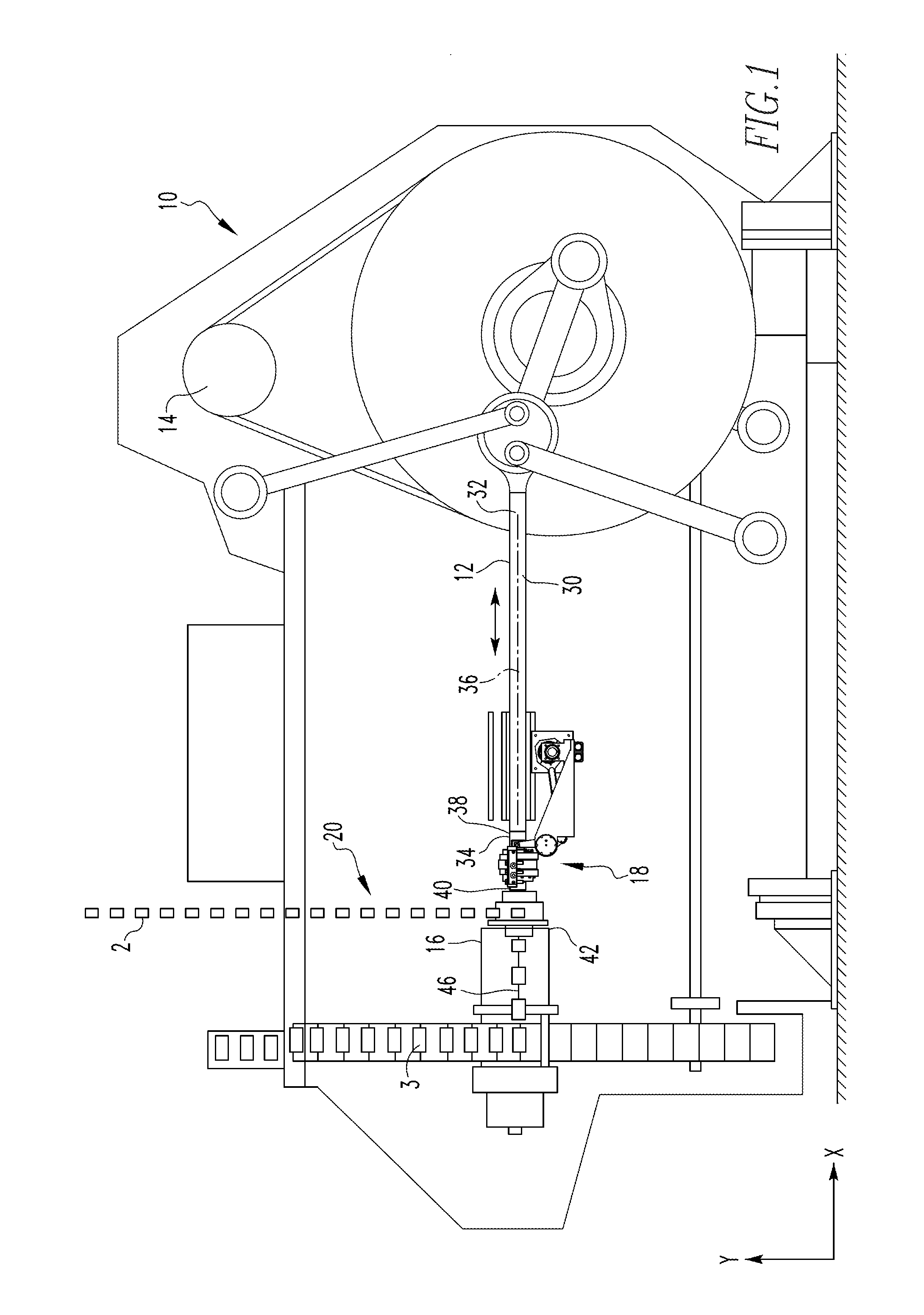 Actuator with variable speed servo motor for redraw assembly