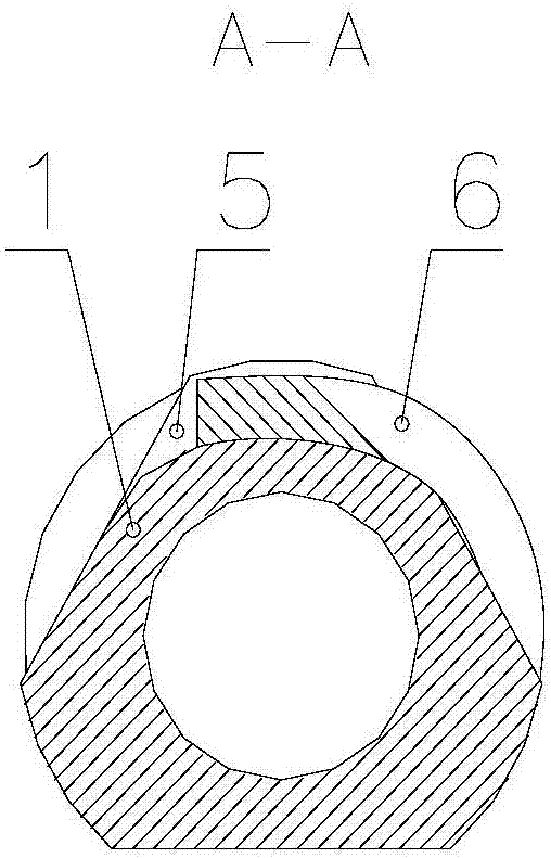 Large-pitch special-shaped spiral drill rod