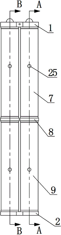 A large-capacity purification column for water purifiers