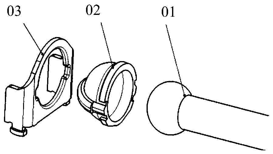 High and low rail dual rotation axis unlocking system