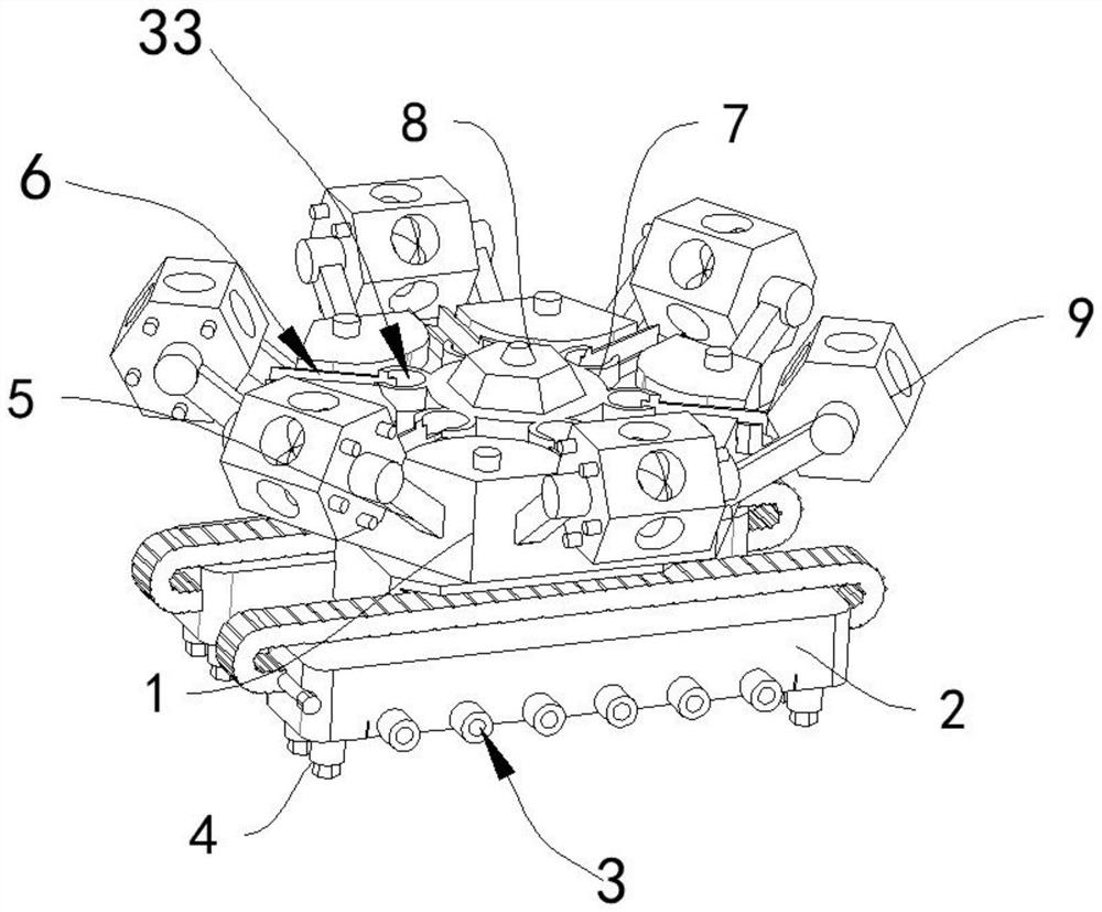 Cutter positioning device for woodworking processing