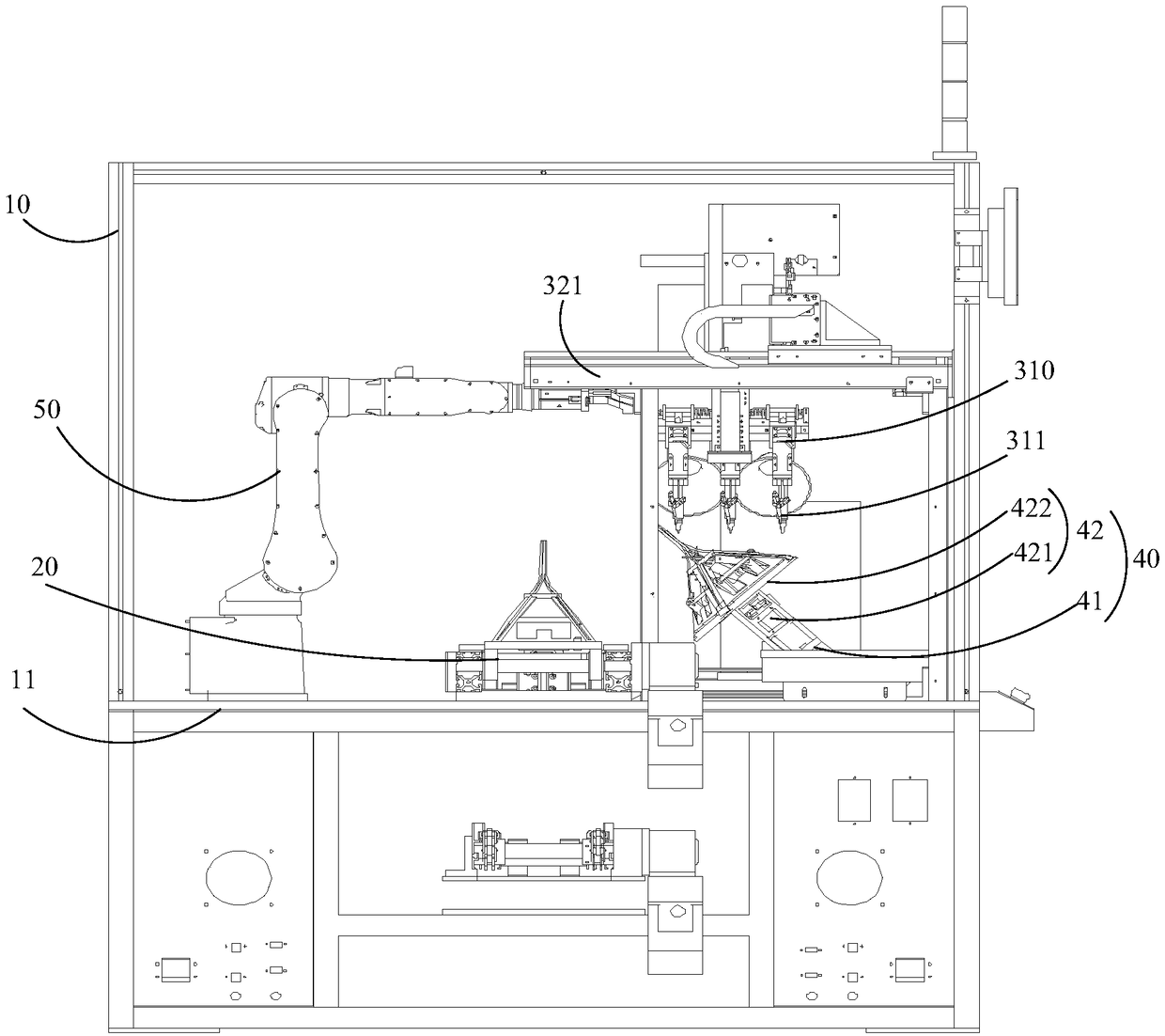 Ring vibrator automatic soldering robot and control method thereof