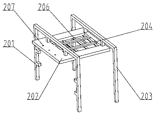 Automatic turnover overall vision detection device for end part of scarf