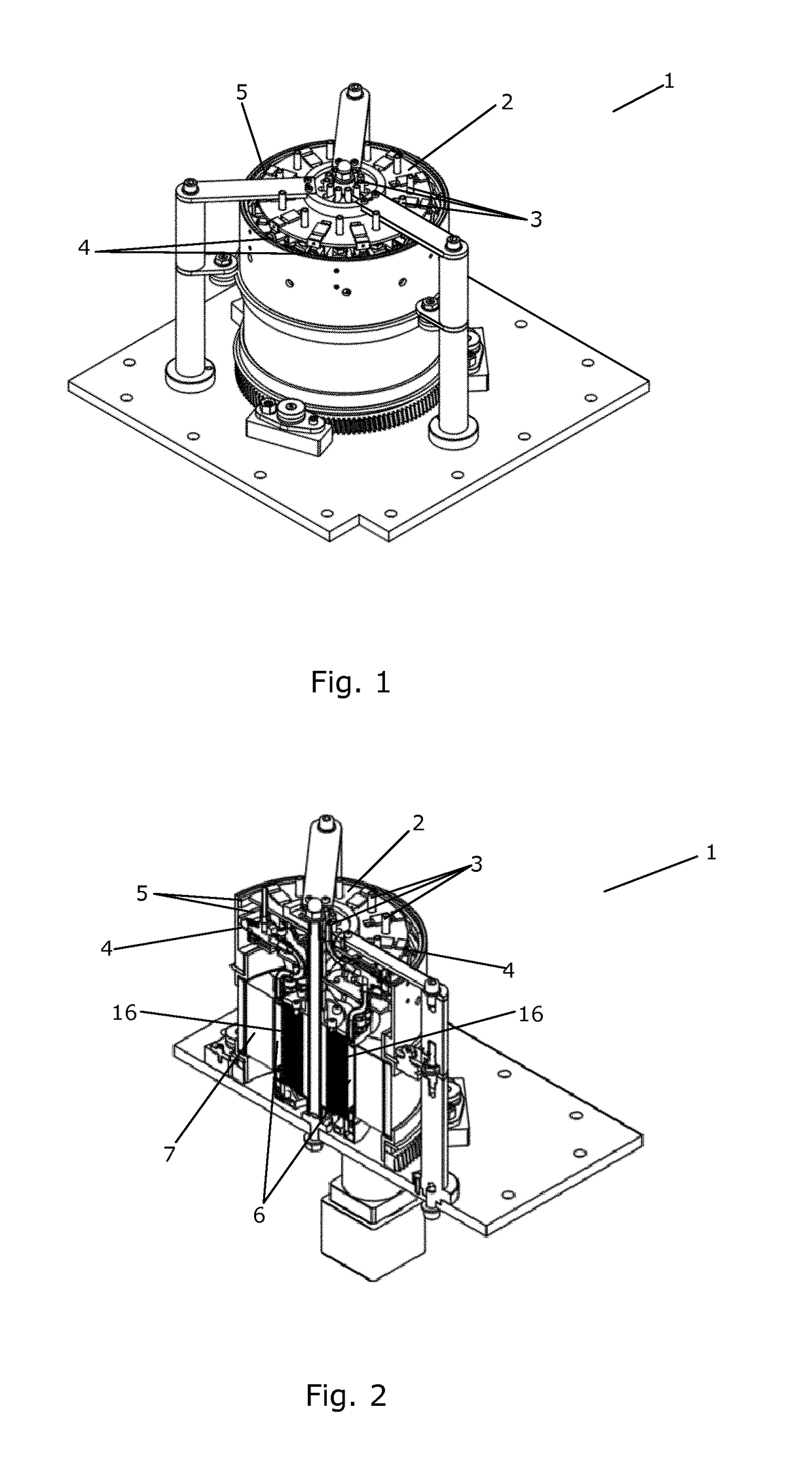 Active magnetic regenerator device