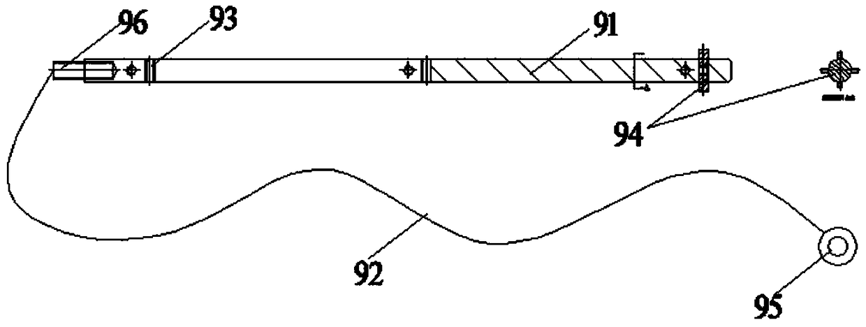 Electropolishing device for inner wall of stainless steel pipe