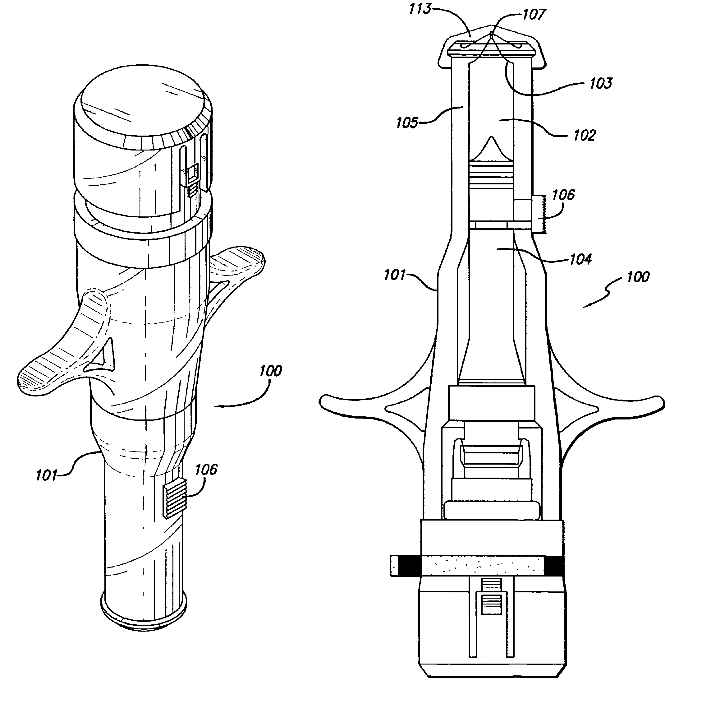 Method and apparatus for adjusting the contents of a needle-less injector