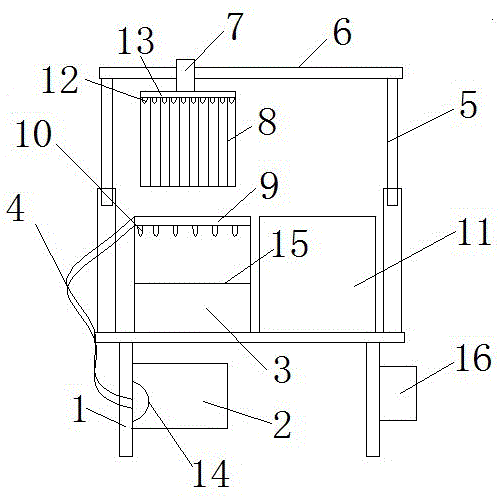 Frosted glass reaction tank