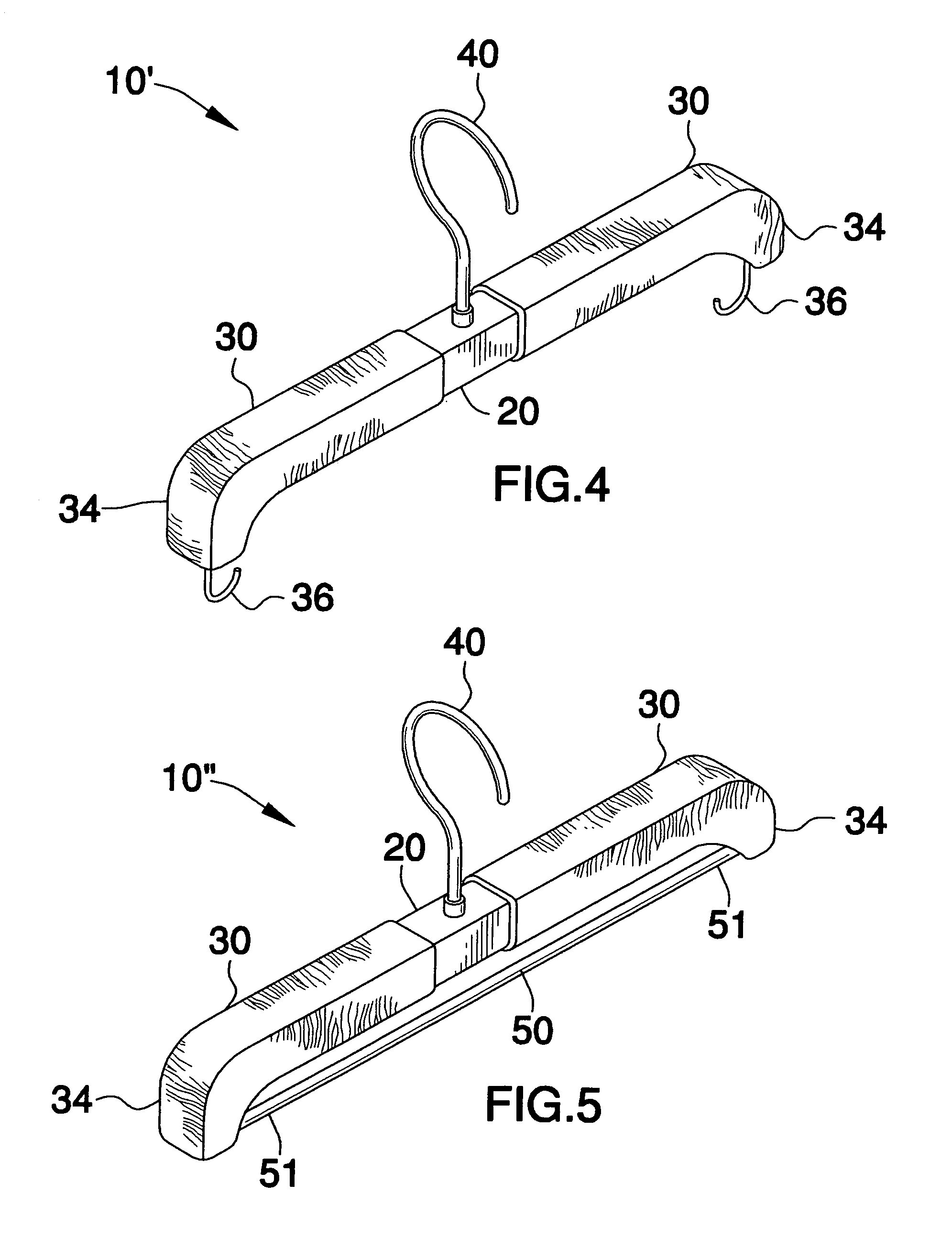 Adjustable clothes hanger