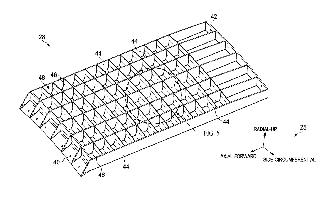 Thermoformed cascades for jet engine thrust reversers