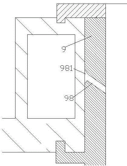 Power distribution cabinet-used electrical switch mounting assembly with light indication function