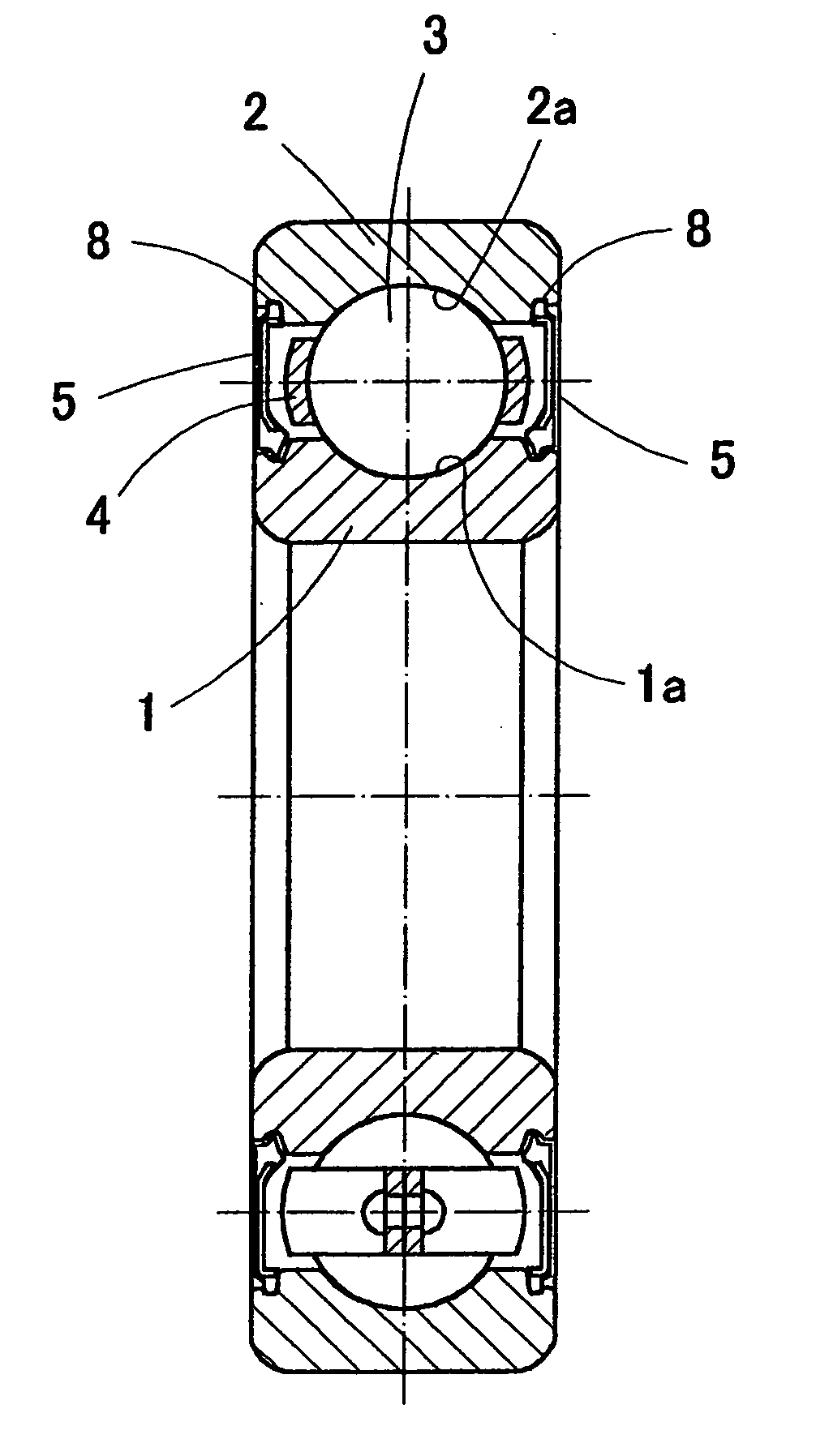 Bearing with ic tag and seal for the same